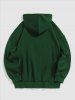 OAKLAND Embroider Fleece-lined Hoodie -  
