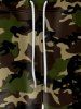 Gothic Camouflage Drawstring Pockets Sweatpants For Men -  