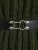 Plus Size Rhinestone Lace Trim Ruffles Belt Cable Knit Ribbed Textured Sweater -  