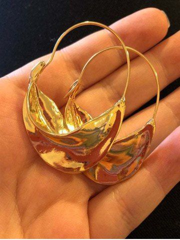 Basket Vintage Hoop Earrings - GOLDEN