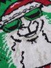 Christmas Tree Alpaca Snowflake Graphic Pullover Sweater -  