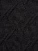 Plus Size Cut Out Solid Color V Neck Drop Shoulder Sweater -  