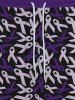 Gothic Ribbons Print Drawstring Jogger Pants For Men -  