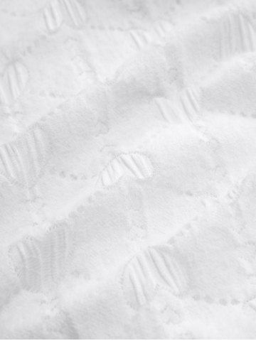 Plus Size Ruched Lace Trim Hollow Out Heart Textured Faux Pearl Buttons High Low 2 In 1 Dress