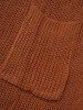 Plus Size Solid Color Open Front Long Batwing Sleeve Cardigan -  
