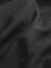 Gothic Flare Sleeves Turn-down Collar Cross Half Zipper Lace Trim Layered PU Panel Corset Chiffon Solid A Line Dress -  
