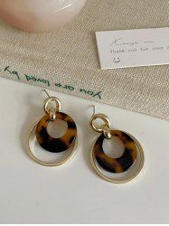 O-ring Shape Drop Earrings -  