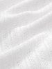 Cardigan Ouvert en Avant Applique Fleuri Texturé à Ourlet en Couleur Unie Grande Taille - Blanc L | US 12