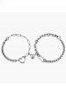 Fashion Valentines Magnetic Heart Minimalist Link Couple Bracelet -  