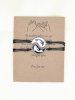 Valentines Fashion Black and White Tai Chi Fish Rope Couple Bracelet -  