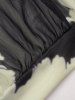 Maillot de bain rembourré à bretelles réglables et col en U tie-dye - café lumière XL | NOUS 12