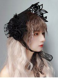 Hollow Out Flower Party Hairband -  