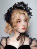 Hollow Out Flower Party Hairband -  