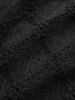 Plus Size Lace Up Grommets Buckle Ruffles Hollow Out Embossed Zip Up Tank Top -  