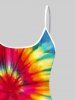 Haut de Tankini Teinté Imprimé en Spirale - Multi-A XS