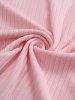 Plus Size Rose Flower Print Mesh Tulip Hem Buckle Ruffles Ruched Surplie Ribbed Textured 2 In 1 Top -  