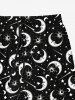 Gothic Galaxy Moon Sun Star Print Beach Shorts For Men -  