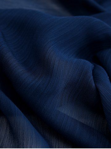 Plus Size Watercolor Rose Flower Print Lace Trim Ruched Cami Top and Ruffles Twist Blouse