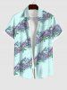 Marine Life Print Plus Size Matching Hawaii Beach Outfit for Couples -  