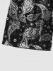 Hawaii Men's Paisley Cashew Flowers Print Drawstring Shorts -  