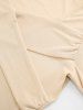 Plus Size Surplice Crisscross Solid Color Ribbed Textured Maternity Top -  