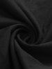 Plus Size Ribbed Textured Patchwork Solid Color Maternity Leggings -  