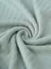 Plus Size Surplice Floral Lace Trim Ribbed Textured Maternity Cami Top - Vert clair 3XL