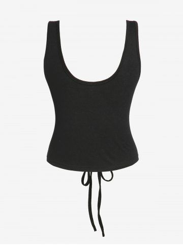 Plus Size Medieval Renaissance Ruched Off Shoulder  Asymmetrical Tee With Grommets Lace Up Marled Waistcoat