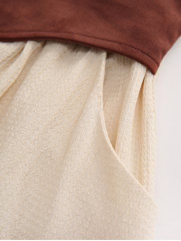 Plus Size Medieval Renaissance Lace Up Pockets 1950s Vintage Dress Halloween Tavern Wench Costume