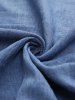 Robe Moulante Ligne A à Bretelle Nouée Fleur Feuille Brodée avec Poches de Grande Taille - Bleu 3X | US 22-24