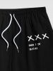 Men's Cross Time Print Pocket Beach Shorts -  