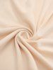 Plus Size Layered Ruffles Surplice Braided Top -  