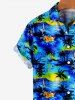 Coconut Tree Sea Sun Print Plus Size Matching Hawaii Beach Outfit For Family -  