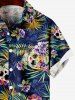 Skulls Coconut Tree Leaf Flower Print Plus Size Matching Hawaii Beach Outfit For Family -  