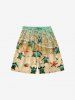 Kid's Sea Creatures Turtle Starfish Shell Beach Print Hawaii Beach Shorts -  