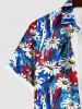 Daisy Flower Oil Painting Print Plus Size Matching Hawaii Beach Outfit For Couples -  