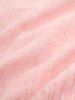 Fashion Ombre Peach Blossom Print Plunging Bowknot Tied Beach Cover Up Solid Boyleg 3 Pieces Tankini Swimsuit -  