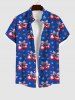Patriotic American Flag Star Bowknot Cherry Fruit Print Plus Size Matching Outfit For Couples -  