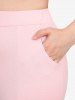 Rose Flower Print Ruched Ruffles Top and Hollow Out Lace Trim Capri Leggings Plus Size Summer Outfit -  