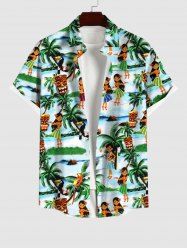 Masque Minéral à la Main avec Poche et à Imprimé Perroquet Style Ethnique pour Filles - Multi-A S