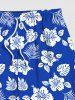 Flower Coconut Leaves Print Plus Size Matching Hawaii Beach Outfit For Family -  