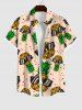 Sunglasses Pineapple Dots Print Plus Size Matching Hawaii Beach Outfit For Couples -  