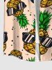 Sunglasses Pineapple Dots Print Plus Size Matching Hawaii Beach Outfit For Couples -  