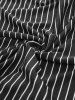 Plus Size Striped Twist Lace Trim Crisscross Strappy Backless Chain Cami Top -  