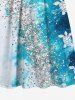 Kid's Turtle Sea Sandstone Print Hawaii Sea Creatures Dress -  