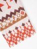 Haut Motif Géométrique Tribal en Blocs de Couleurs Fausse Deux Pièces - Multi L | États-Unis 8-10