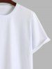 Men's Galaxy Colorblock Coconut Tree Enjoy Summer Print Hawaii T-shirt -  