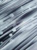Plus Size Bubble Ombre Glitter 3D Print Overlap Panel Lace Trim Crisscross Strapy Tank Top -  