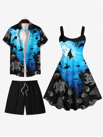 Plus Size Solid Color Pocket Beach Shorts For Men