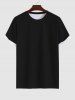 Men's Coconut Tree Seagull Vacation Print Hawaii T-shirt -  